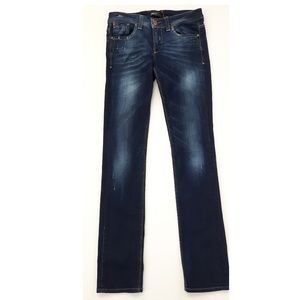 ONLY Demimize the World Blue Jeans Low Skinny